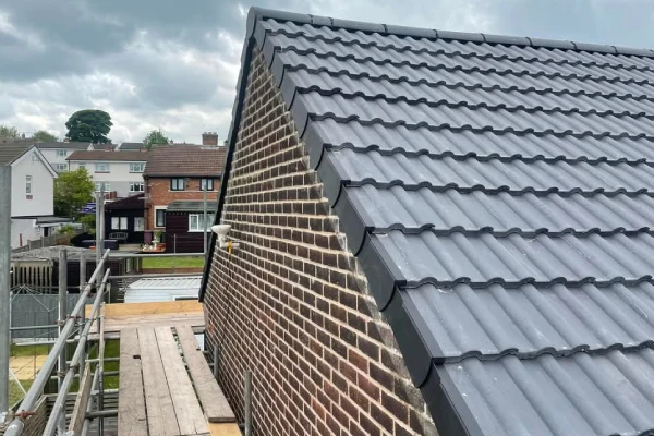 new roof being installed